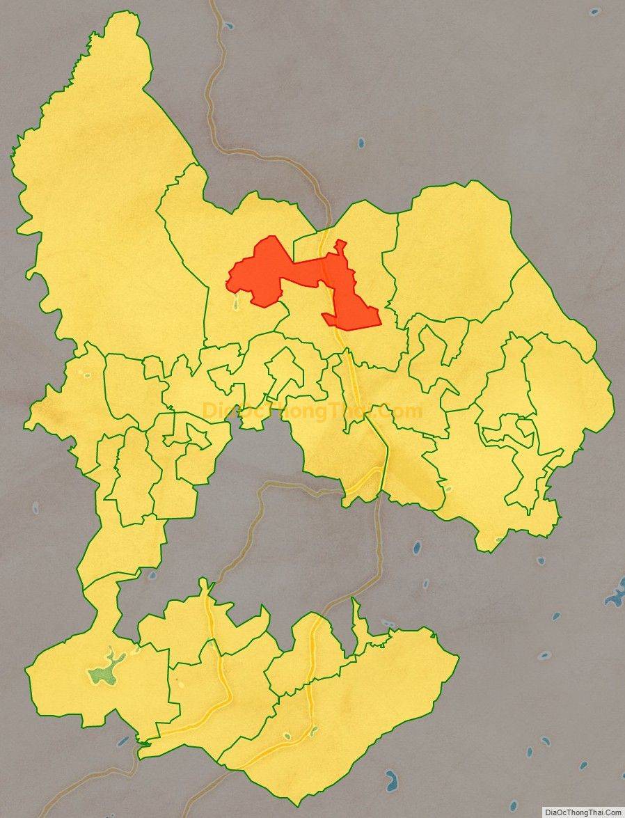 Bản đồ vị trí và địa giới hành chính Xã Nghĩa Sơn, huyện Nghĩa Đàn
