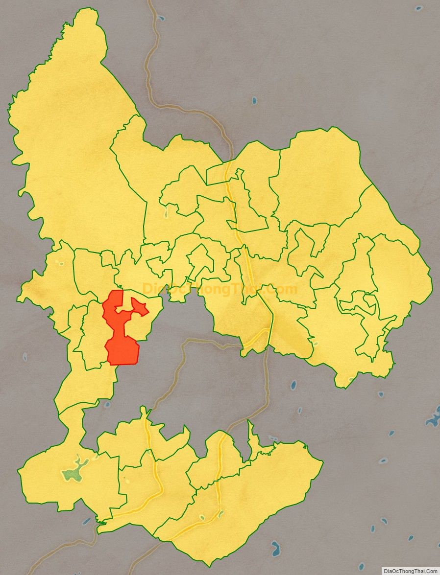 Bản đồ vị trí và địa giới hành chính Xã Nghĩa Tân (cũ), huyện Nghĩa Đàn