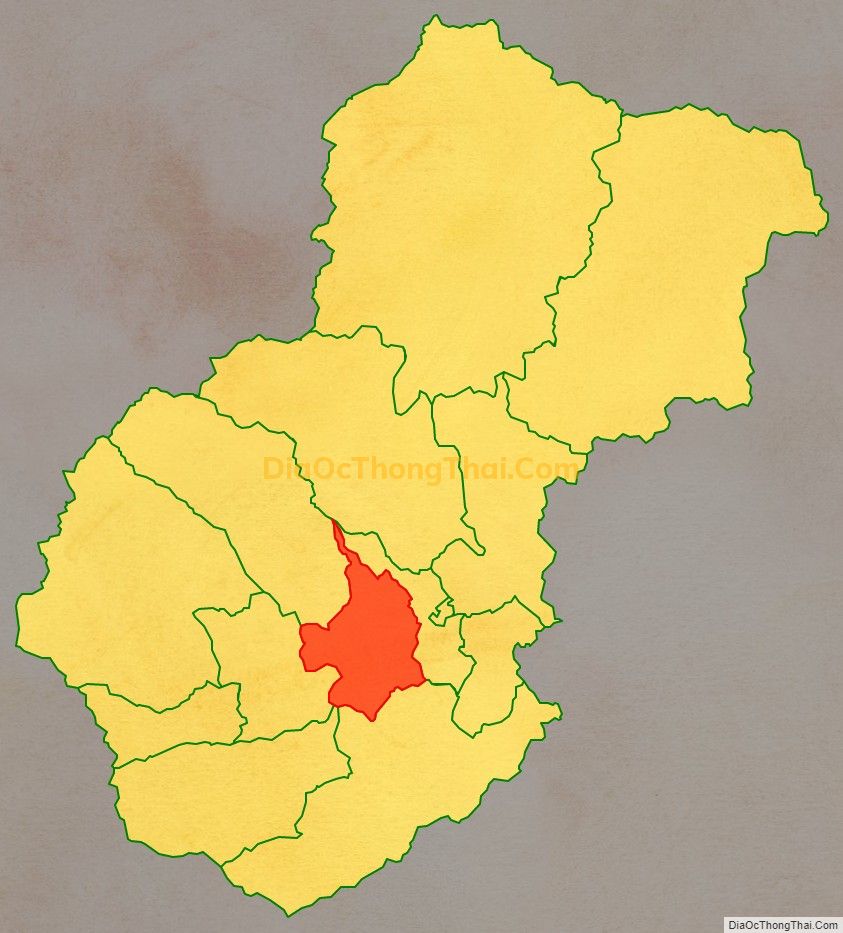 Bản đồ vị trí và địa giới hành chính Xã Châu Kim, huyện Quế Phong