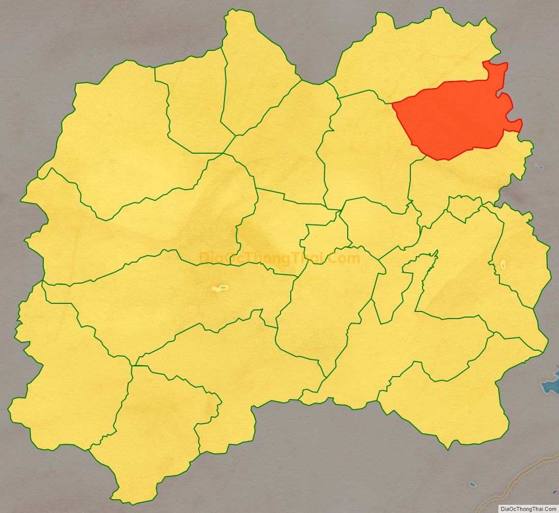Bản đồ vị trí và địa giới hành chính Xã Đồng Hợp, huyện Quỳ Hợp