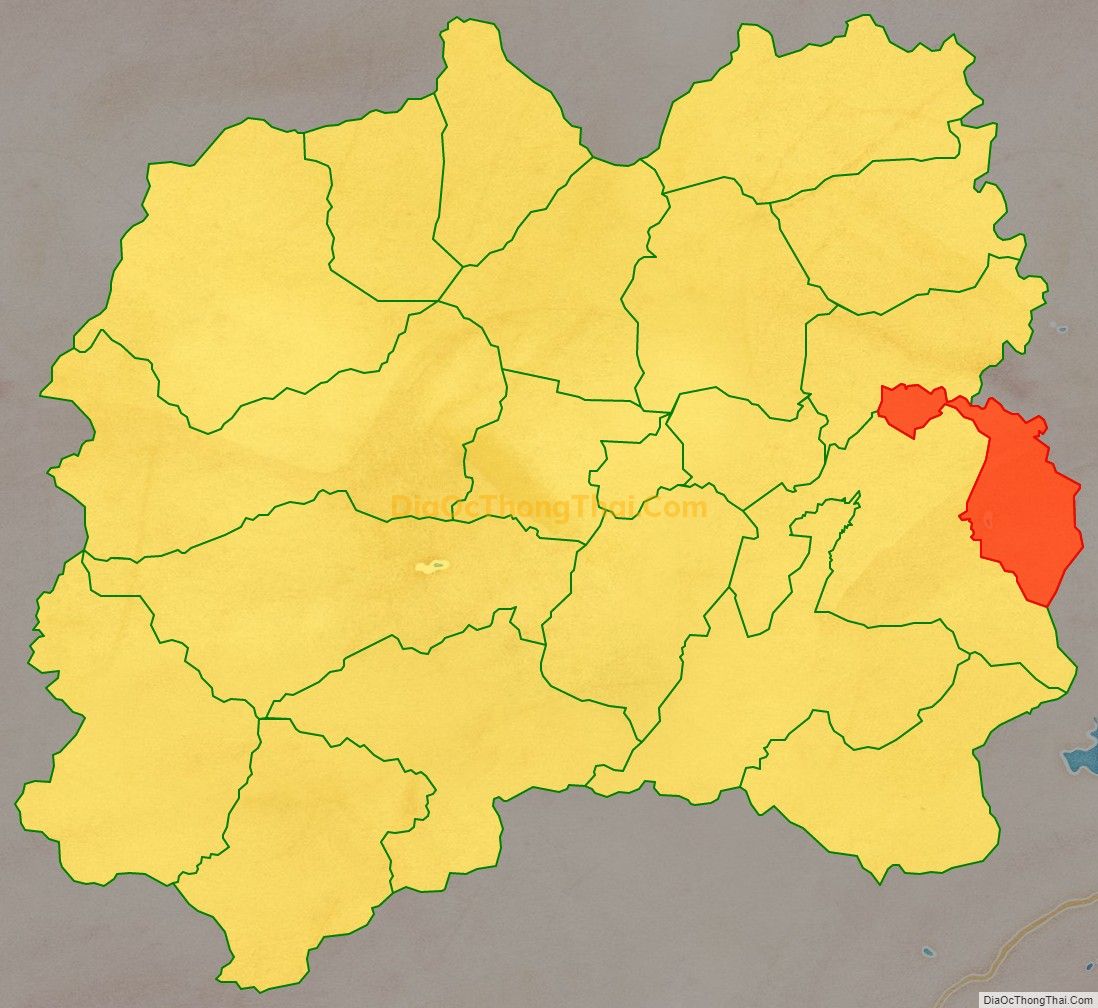 Bản đồ vị trí và địa giới hành chính Xã Nghĩa Xuân, huyện Quỳ Hợp