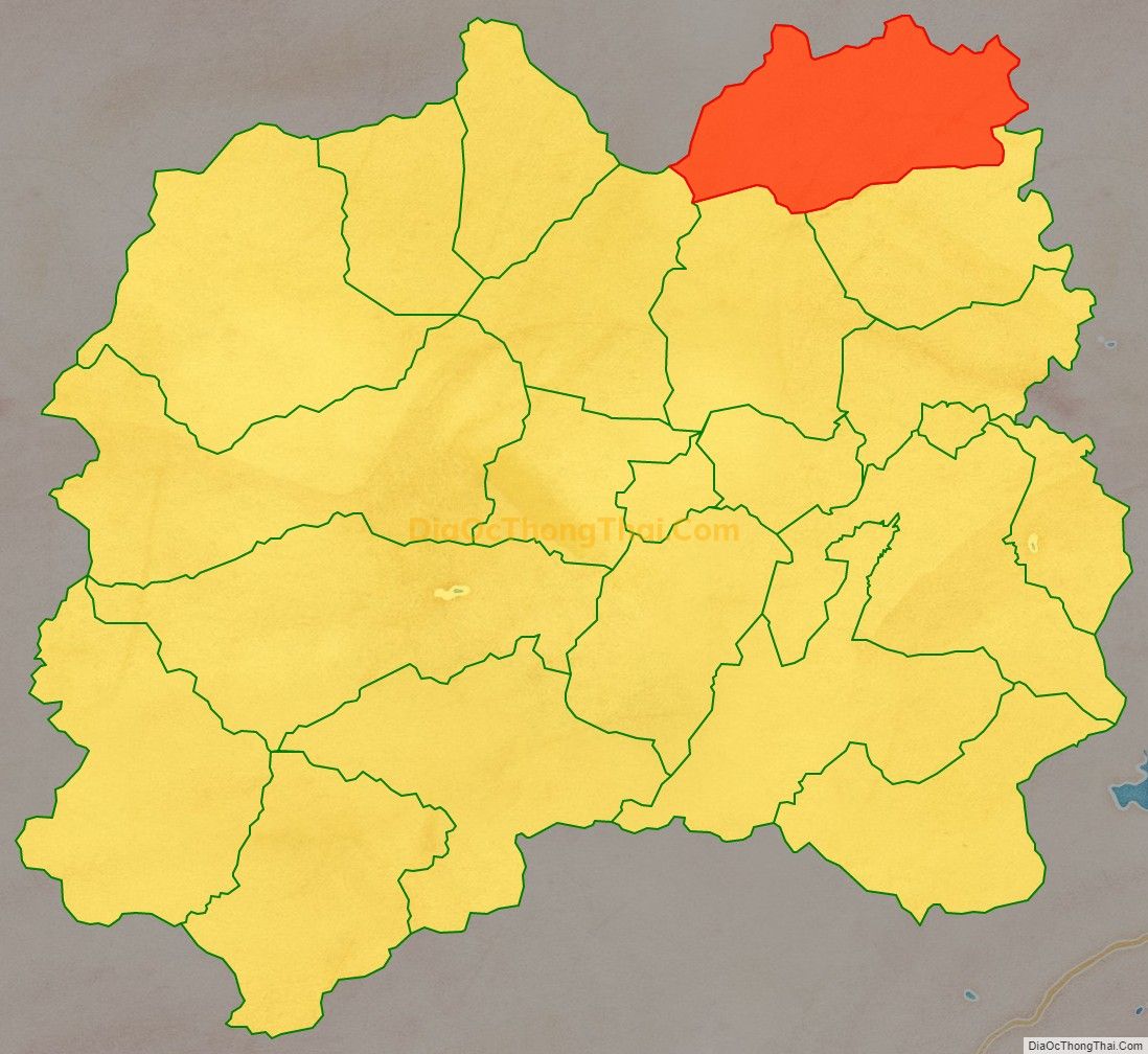 Bản đồ vị trí và địa giới hành chính Xã Yên Hợp, huyện Quỳ Hợp