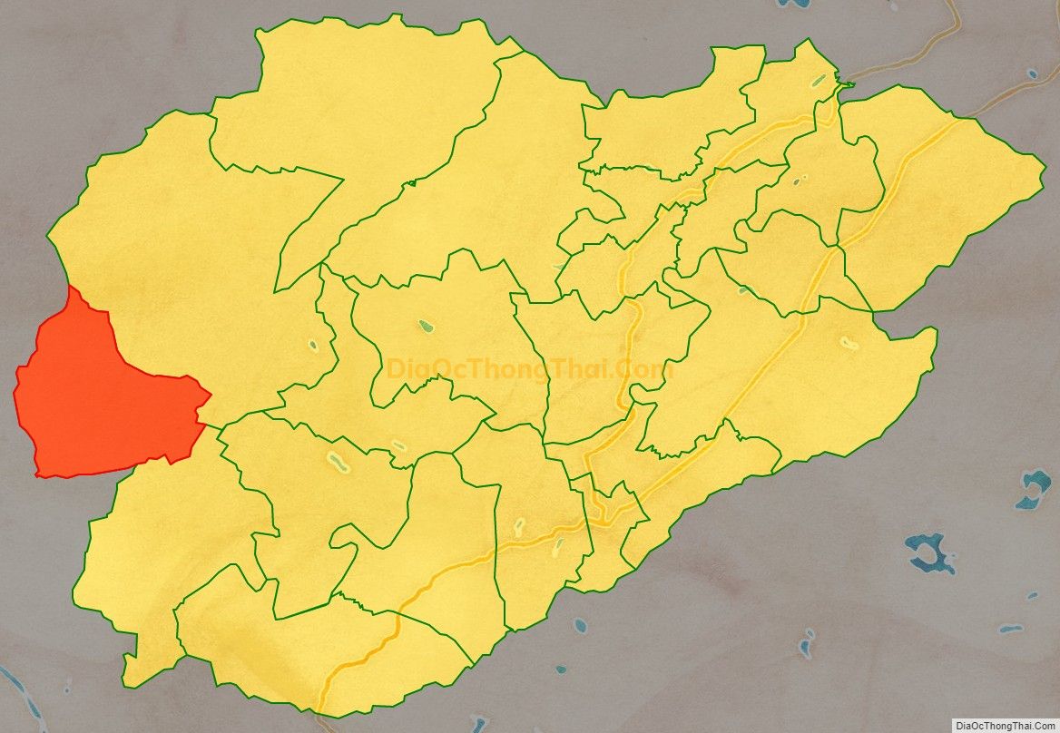 Bản đồ vị trí và địa giới hành chính Xã Tiên Kỳ, huyện Tân Kỳ