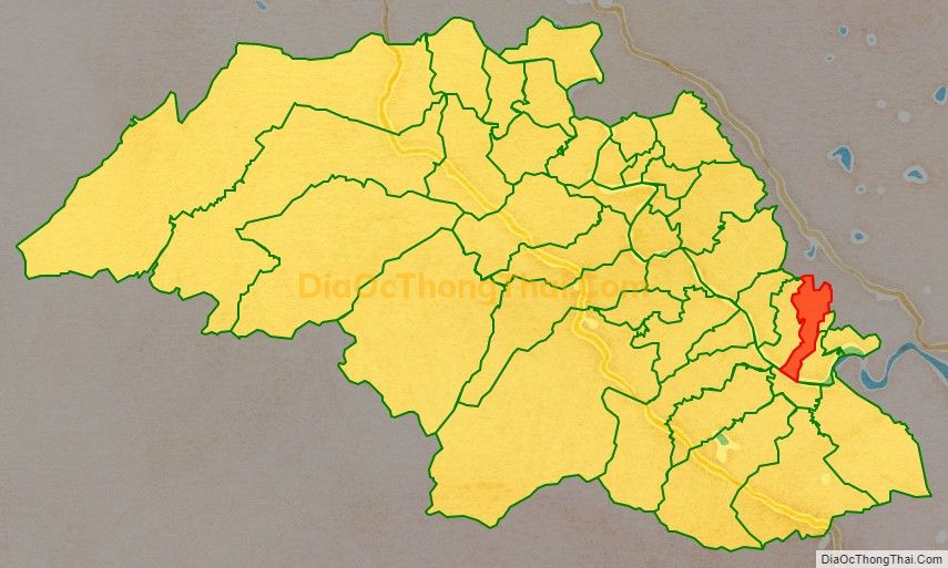 Bản đồ vị trí và địa giới hành chính Xã Thanh Lương, huyện Thanh Chương