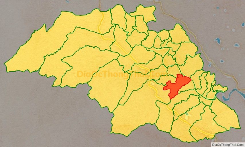 Bản đồ vị trí và địa giới hành chính Xã Võ Liệt, huyện Thanh Chương