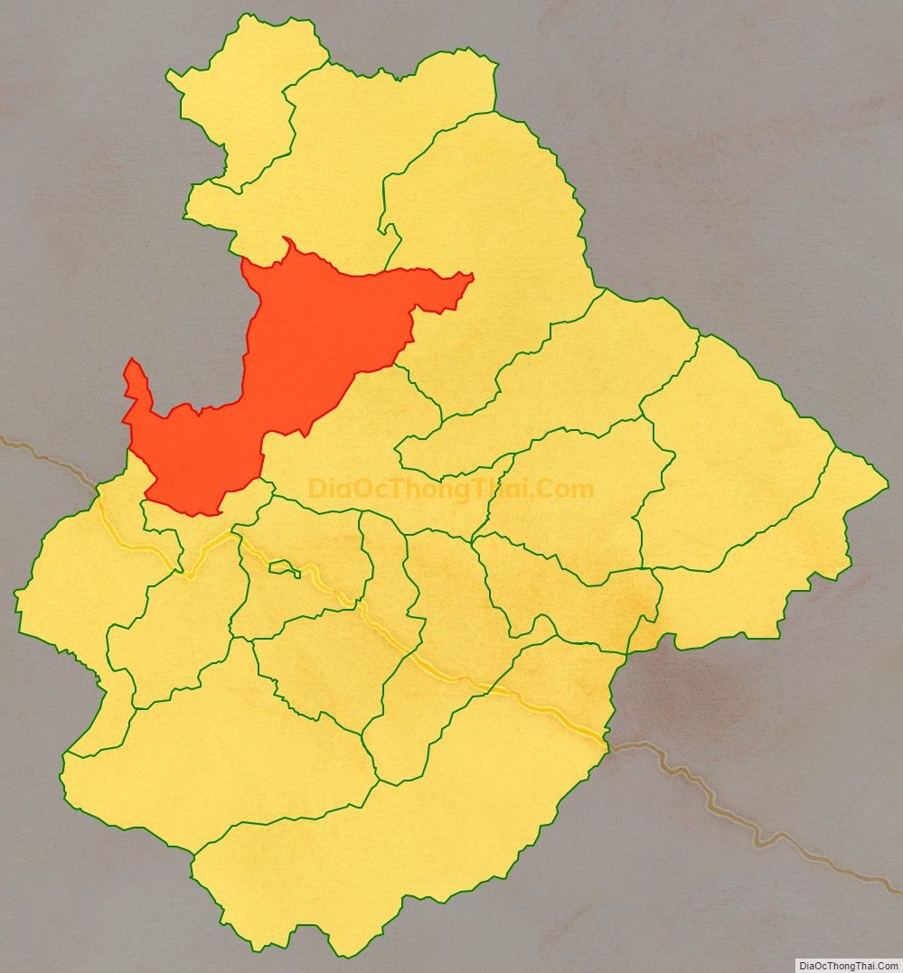 Bản đồ vị trí và địa giới hành chính Xã Lượng Minh, huyện Tương Dương