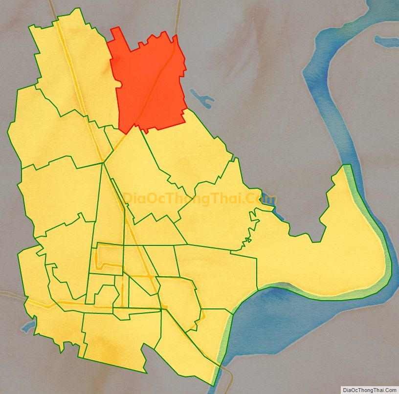 Bản đồ vị trí và địa giới hành chính Xã Nghi Ân, TP Vinh