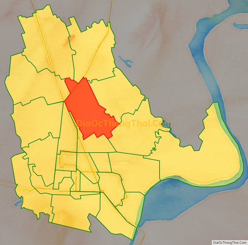 Bản đồ vị trí và địa giới hành chính Xã Nghi Phú, TP Vinh