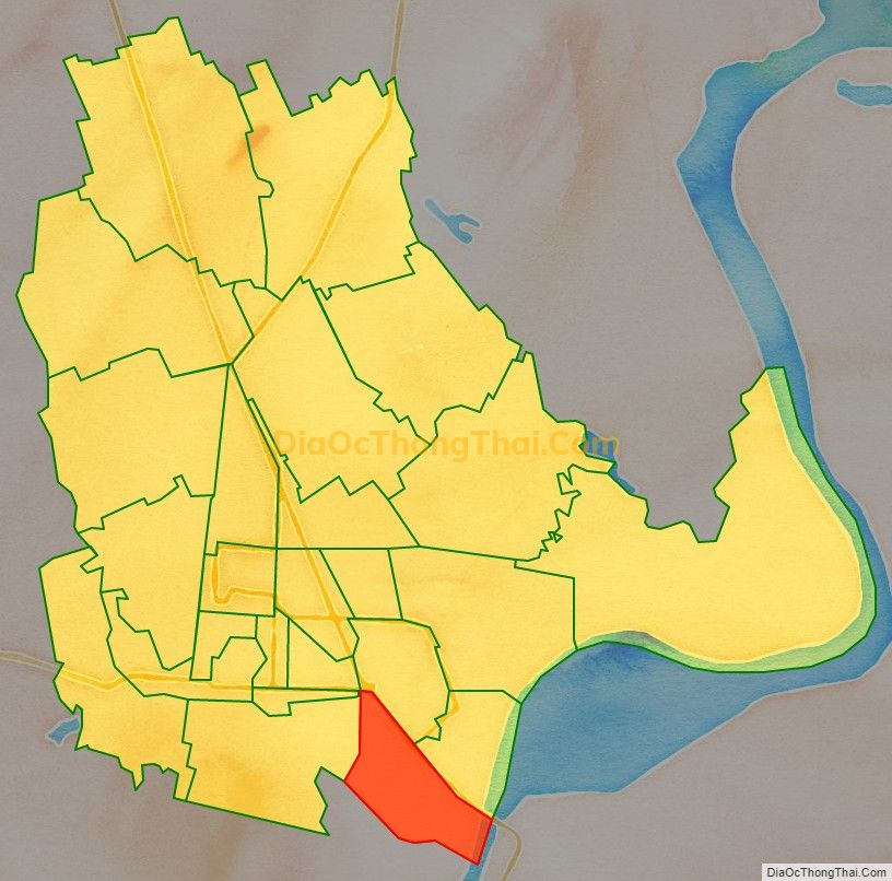 Bản đồ vị trí và địa giới hành chính Phường Trung Đô, TP Vinh