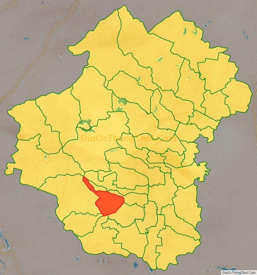 Bản đồ vị trí và địa giới hành chính Xã Lý Thành, huyện Yên Thành