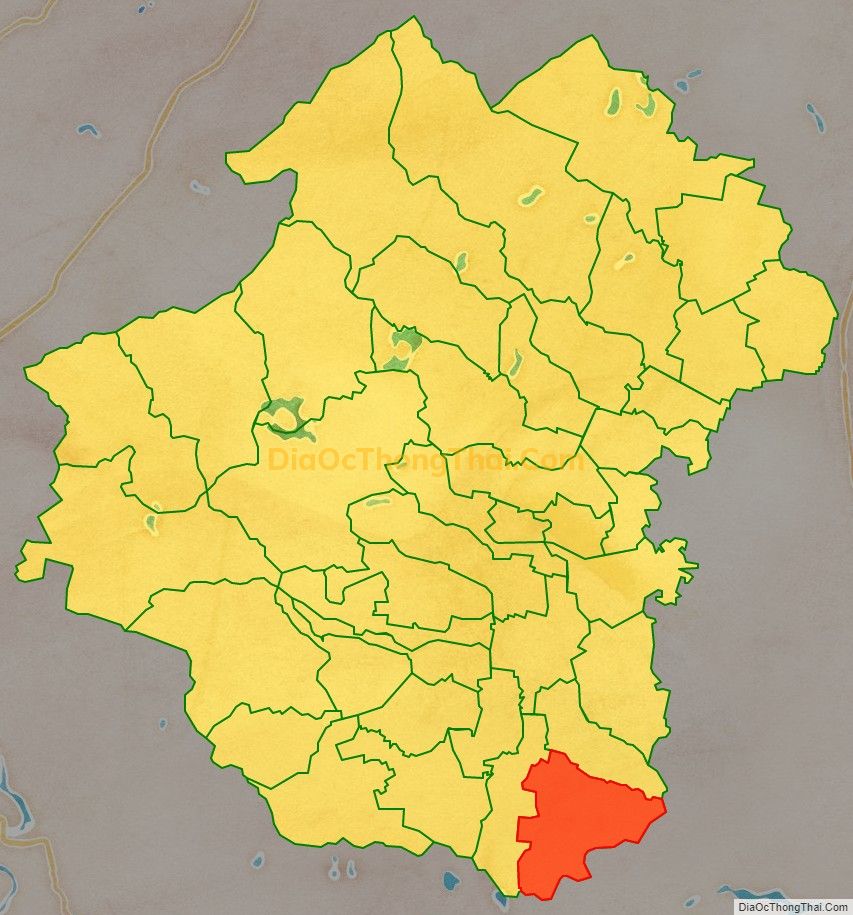 Bản đồ vị trí và địa giới hành chính Xã Sơn Thành, huyện Yên Thành