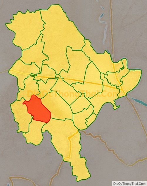 Bản đồ vị trí và địa giới hành chính Xã Gia Lạc, huyện Gia Viễn