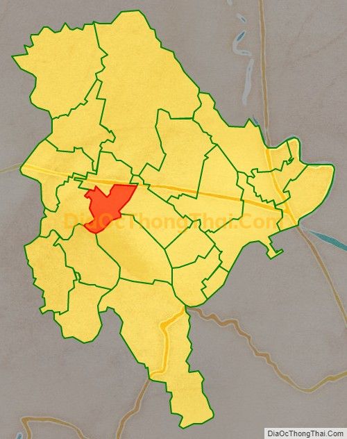 Bản đồ vị trí và địa giới hành chính Xã Gia Vượng, huyện Gia Viễn