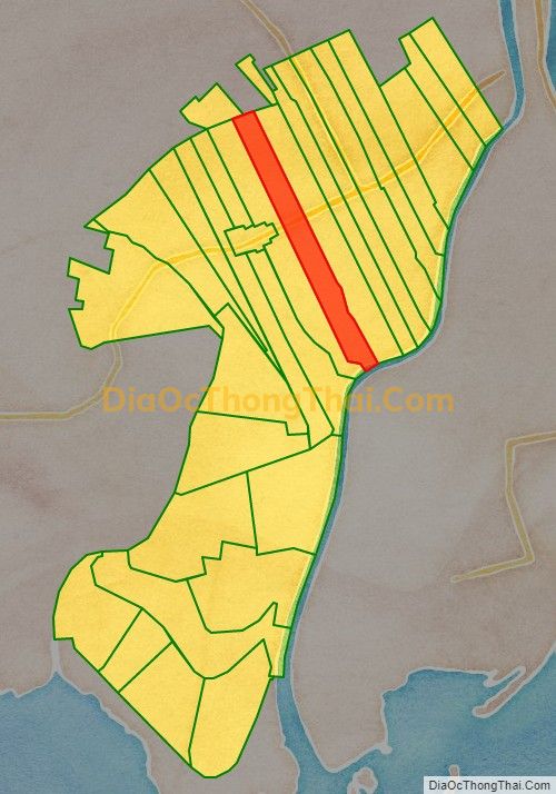 Bản đồ vị trí và địa giới hành chính Xã Đồng Hướng, huyện Kim Sơn