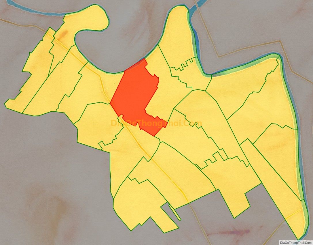 Bản đồ vị trí và địa giới hành chính Xã Khánh Hải, huyện Yên Khánh