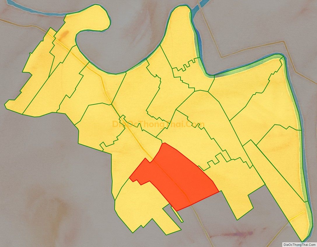 Bản đồ vị trí và địa giới hành chính Xã Khánh Nhạc, huyện Yên Khánh