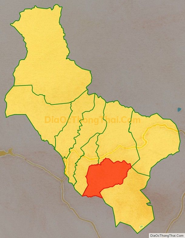 Bản đồ vị trí và địa giới hành chính Xã Phước Chính, huyện Bác Ái