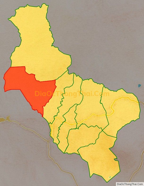Bản đồ vị trí và địa giới hành chính Xã Phước Hòa, huyện Bác Ái