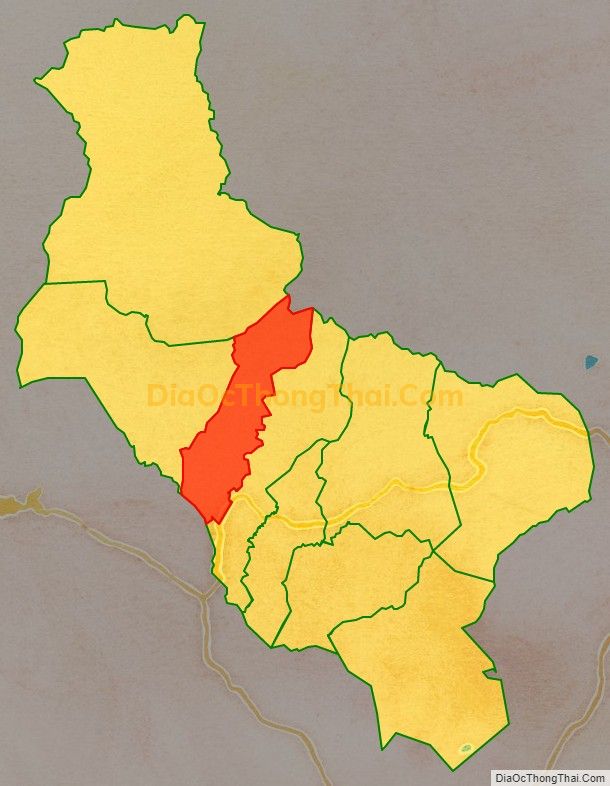 Bản đồ vị trí và địa giới hành chính Xã Phước Tân, huyện Bác Ái