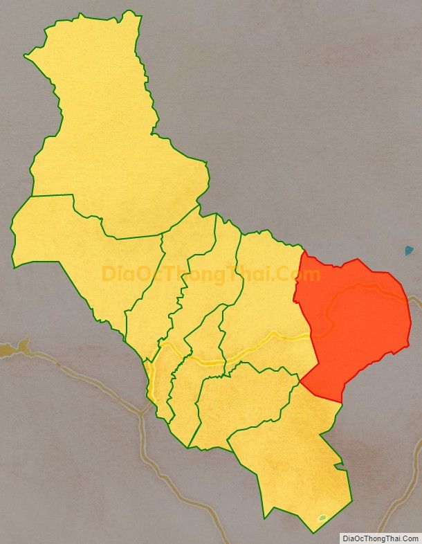 Bản đồ vị trí và địa giới hành chính Xã Phước Thành, huyện Bác Ái