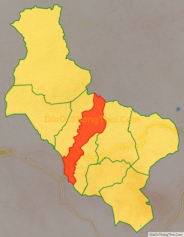 Bản đồ vị trí và địa giới hành chính Xã Phước Tiến, huyện Bác Ái