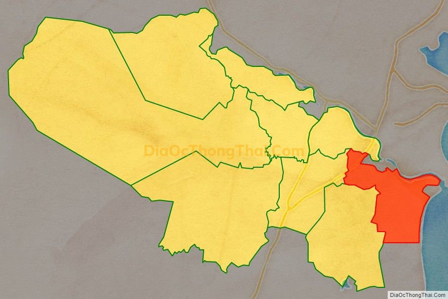 Bản đồ vị trí và địa giới hành chính Xã An Hải, huyện Ninh Phước
