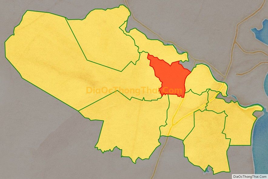 Bản đồ vị trí và địa giới hành chính Xã Phước Hậu, huyện Ninh Phước