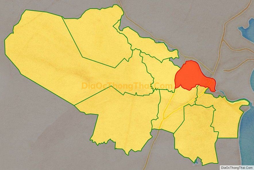 Bản đồ vị trí và địa giới hành chính Xã Phước Thuận, huyện Ninh Phước