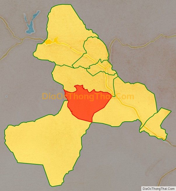 Bản đồ vị trí và địa giới hành chính Xã Hòa Sơn, huyện Ninh Sơn