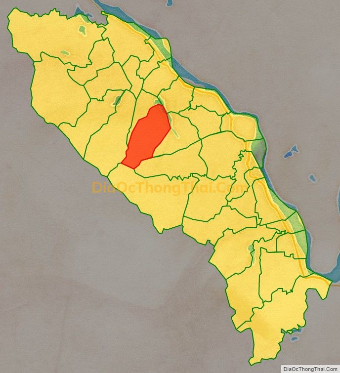 Bản đồ vị trí và địa giới hành chính Xã Cấp Dẫn, huyện Cẩm Khê