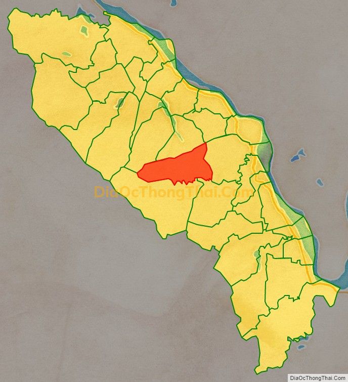 Bản đồ vị trí và địa giới hành chính Xã Sơn Tình, huyện Cẩm Khê
