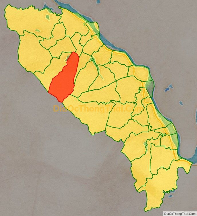 Bản đồ vị trí và địa giới hành chính Xã Văn Bán, huyện Cẩm Khê