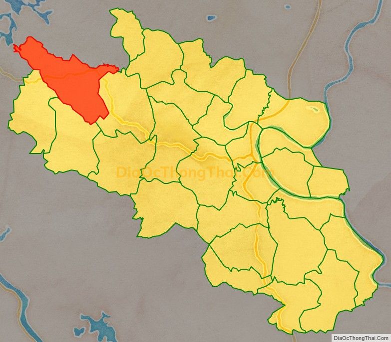 Bản đồ vị trí và địa giới hành chính Xã Bằng Luân, huyện Đoan Hùng