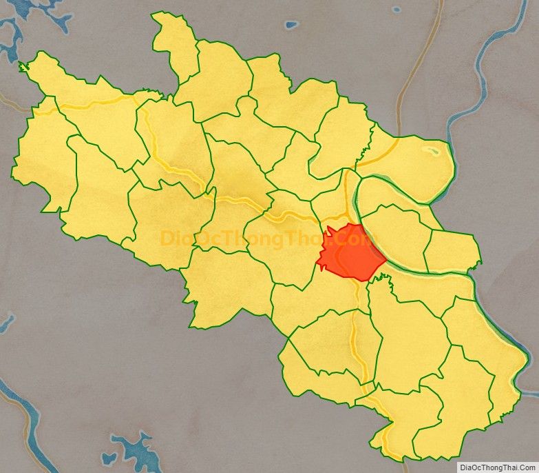 Bản đồ vị trí và địa giới hành chính Xã Sóc Đăng, huyện Đoan Hùng
