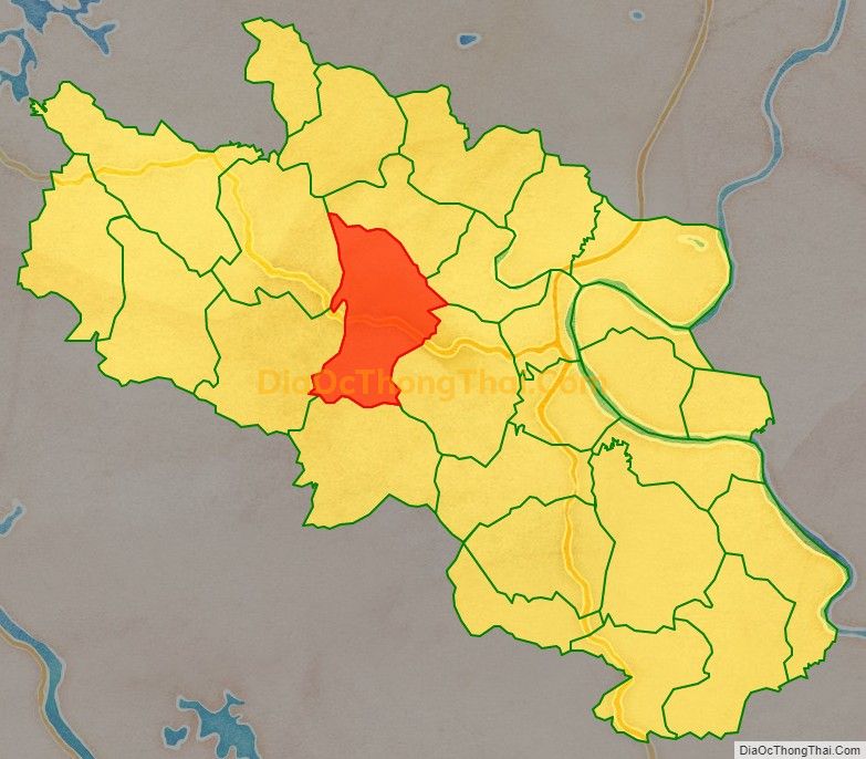Bản đồ vị trí và địa giới hành chính Xã Tây Cốc, huyện Đoan Hùng