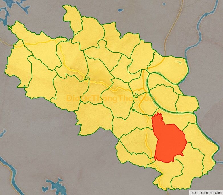 Bản đồ vị trí và địa giới hành chính Xã Vân Đồn, huyện Đoan Hùng