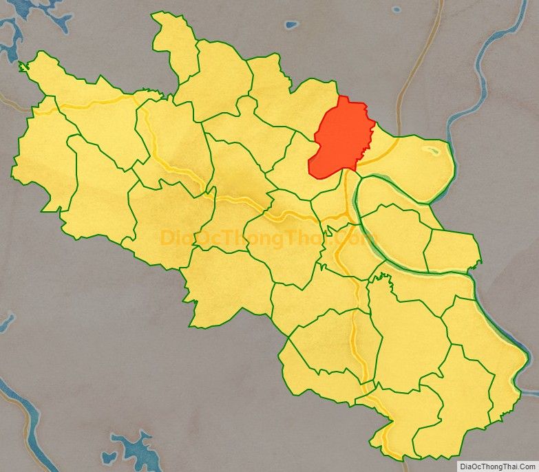 Bản đồ vị trí và địa giới hành chính Xã Vân Du, huyện Đoan Hùng