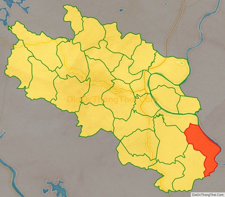 Bản đồ vị trí và địa giới hành chính Xã Vụ Quang, huyện Đoan Hùng