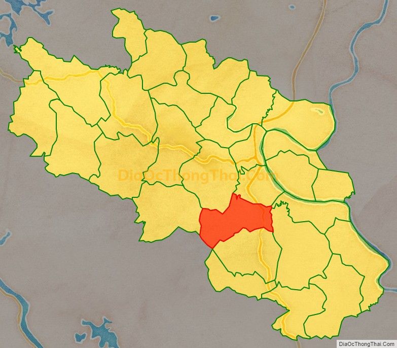 Bản đồ vị trí và địa giới hành chính Xã Yên Kiện, huyện Đoan Hùng