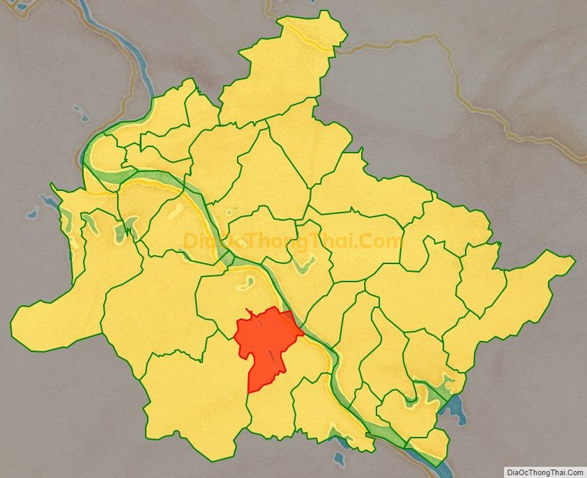 Bản đồ vị trí và địa giới hành chính Xã Bằng Giã, huyện Hạ Hòa