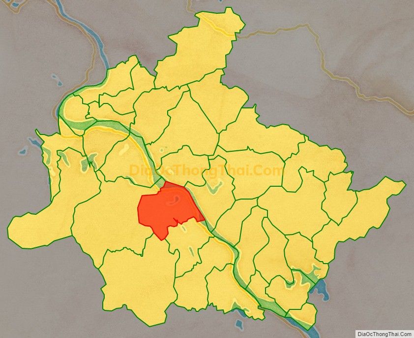 Bản đồ vị trí và địa giới hành chính Xã Chuế Lưu (cũ), huyện Hạ Hòa