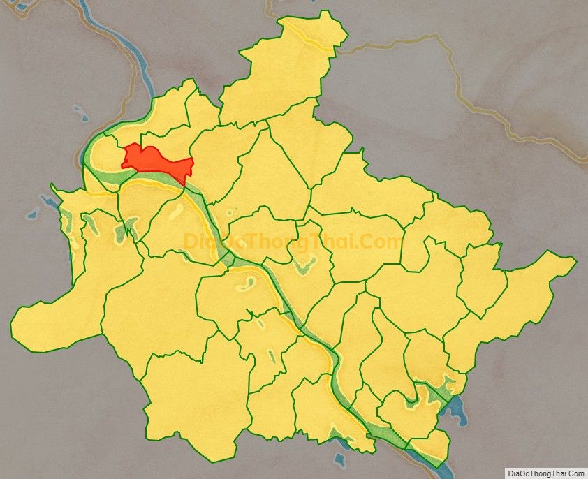 Bản đồ vị trí và địa giới hành chính Xã Đan Thượng, huyện Hạ Hòa