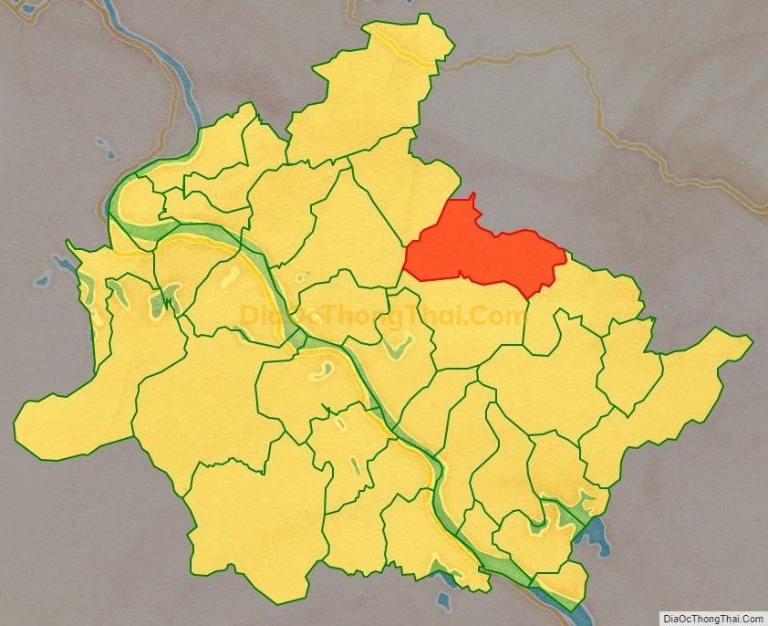 Bản đồ vị trí và địa giới hành chính Xã Gia Điền, huyện Hạ Hòa