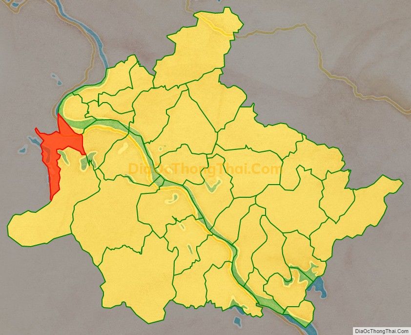 Bản đồ vị trí và địa giới hành chính Xã Hiền Lương, huyện Hạ Hòa