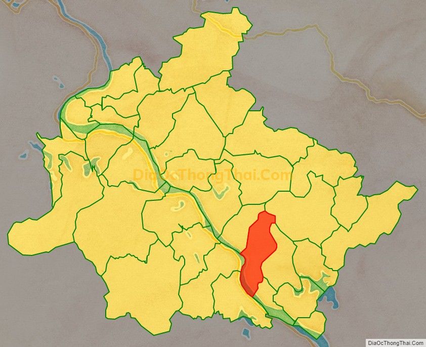Bản đồ vị trí và địa giới hành chính Xã Lang Sơn, huyện Hạ Hòa