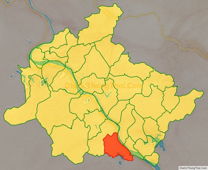 Bản đồ vị trí và địa giới hành chính Xã Minh Côi, huyện Hạ Hòa