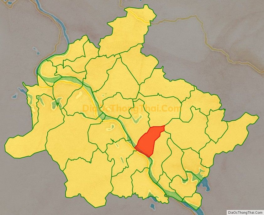 Bản đồ vị trí và địa giới hành chính Xã Minh Hạc, huyện Hạ Hòa