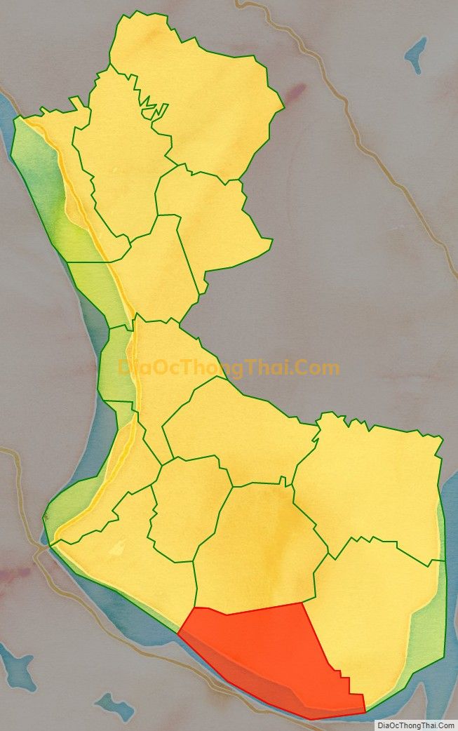 Bản đồ vị trí và địa giới hành chính Xã Bản Nguyên, huyện Lâm Thao