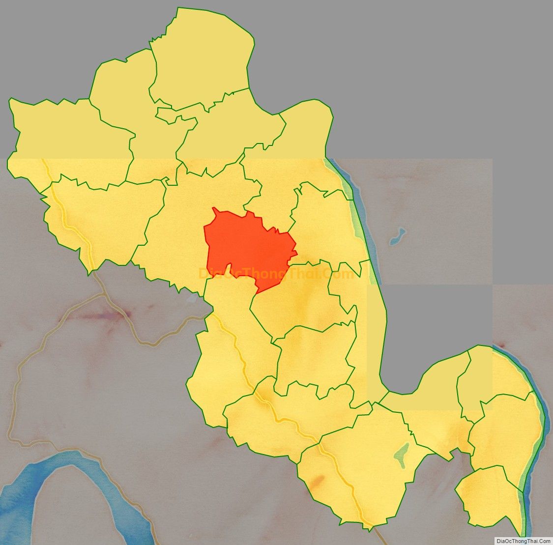 Bản đồ vị trí và địa giới hành chính Xã Bảo Thanh, huyện Phù Ninh