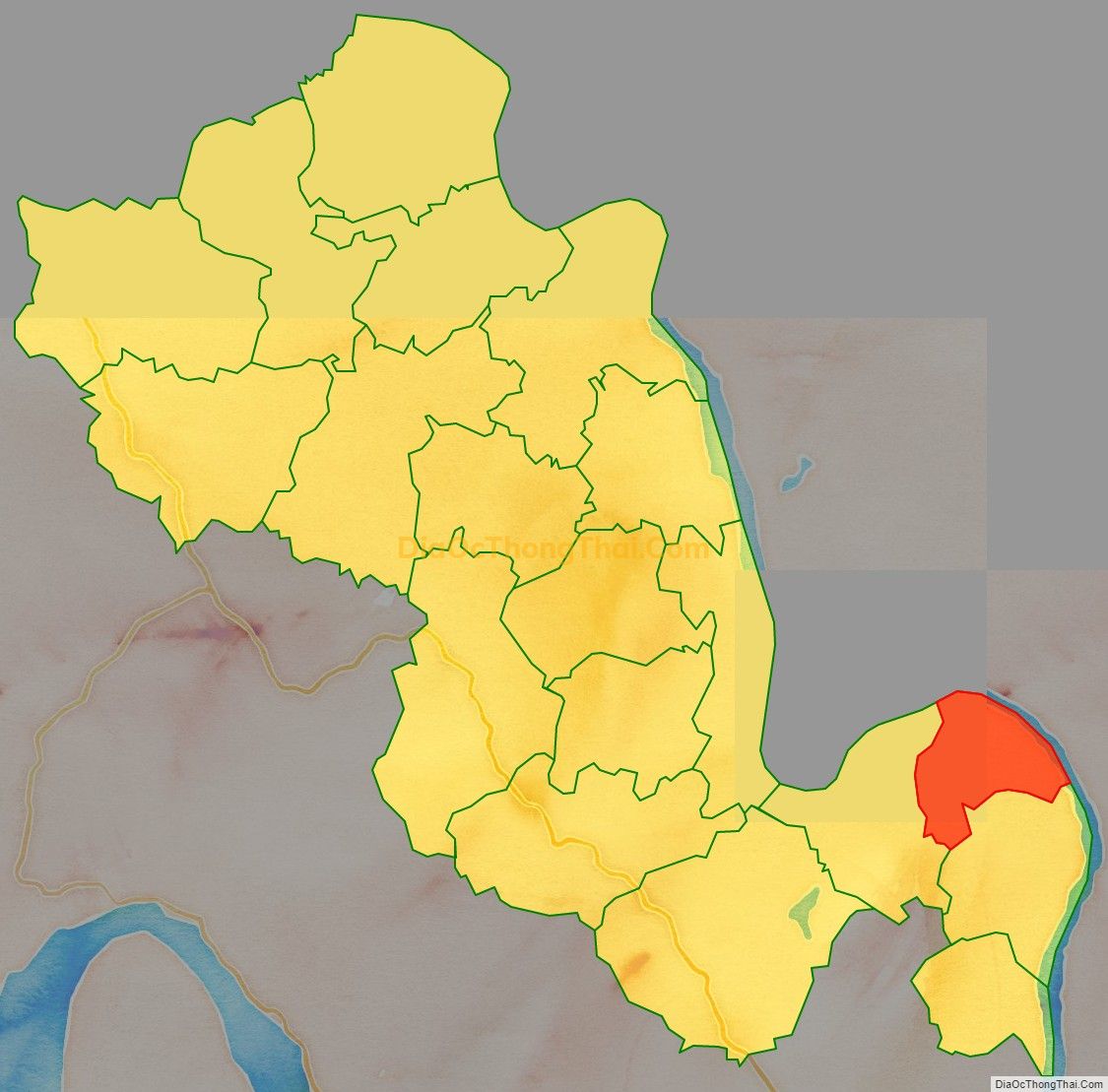 Bản đồ vị trí và địa giới hành chính Xã Bình Bộ (cũ), huyện Phù Ninh